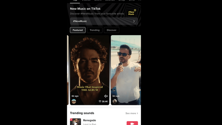 TikTok lancia un nuovo hub musicale all’interno dell’app per mettere in evidenza gli artisti di tendenza